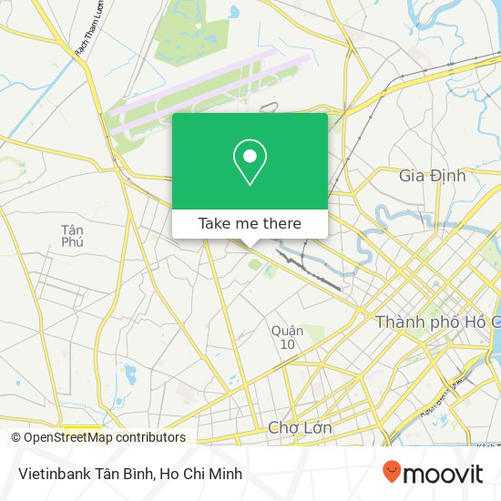 Vietinbank Tân Bình map