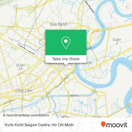 Kichi Kichi Saigon Centre map