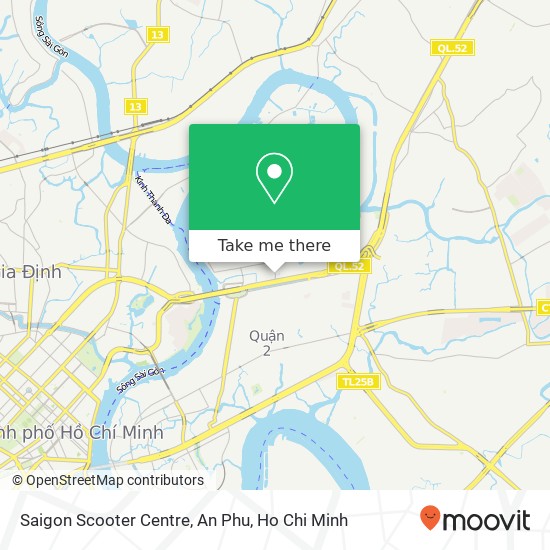 Saigon Scooter Centre, An Phu map