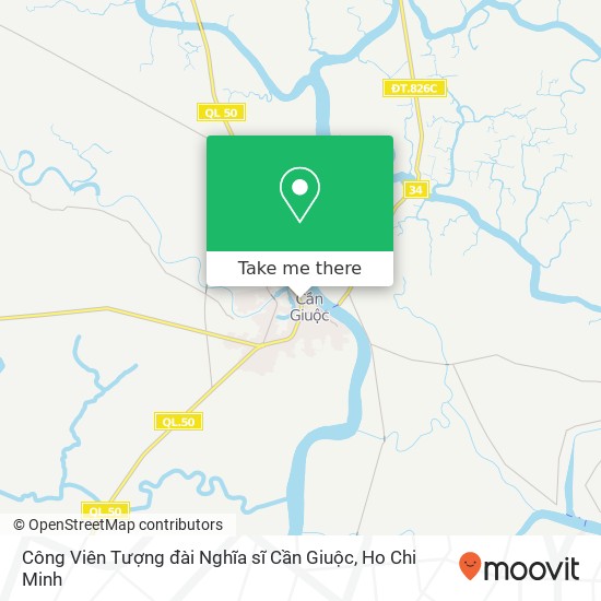 Công Viên Tượng đài Nghĩa sĩ Cần Giuộc map