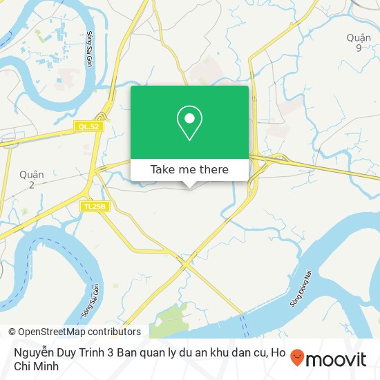 Nguyễn Duy Trinh 3 Ban quan ly du an khu dan cu map