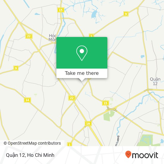 Quận 12 map