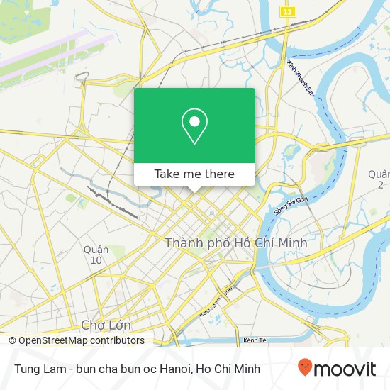 Tung Lam - bun cha bun oc Hanoi map