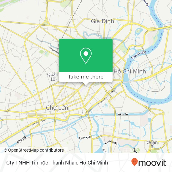 Cty TNHH Tin học Thành Nhân map