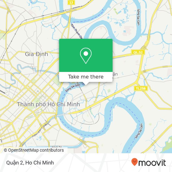 Quận 2 map