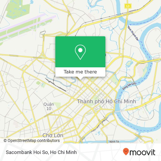 Sacombank Hoi So map