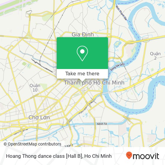 Hoang Thong dance class [Hall B] map