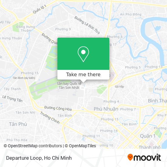 Departure Loop map