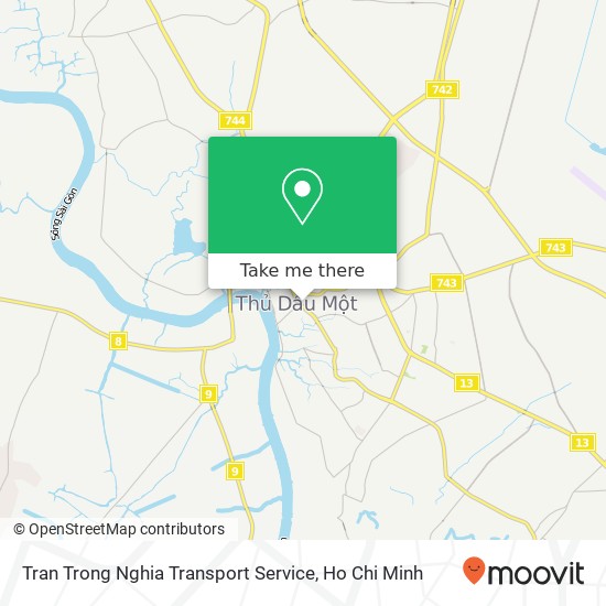 Tran Trong Nghia Transport Service map
