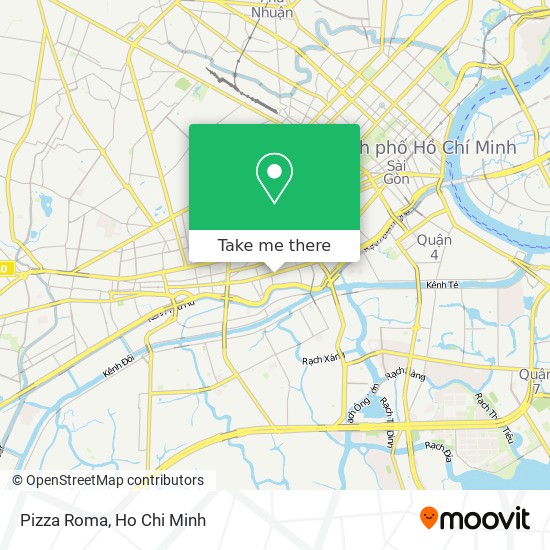 Pizza Roma map