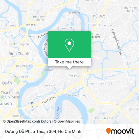Đường Đỗ Pháp Thuận 304 map