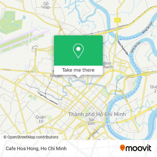 Cafe Hoa Hong map