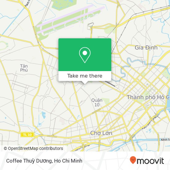 Coffee Thuỳ Dương map