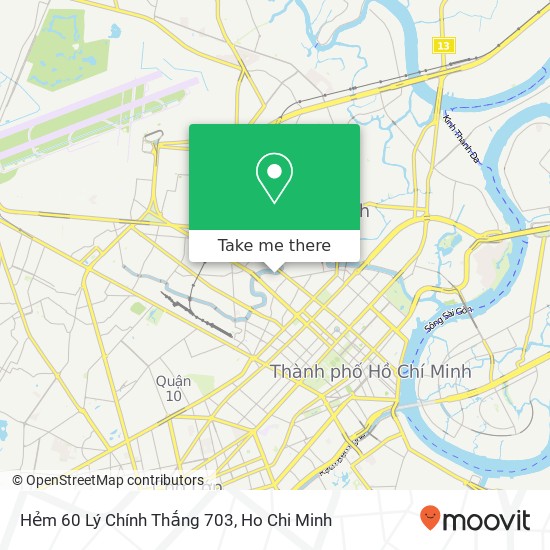 Hẻm 60 Lý Chính Thắng 703 map