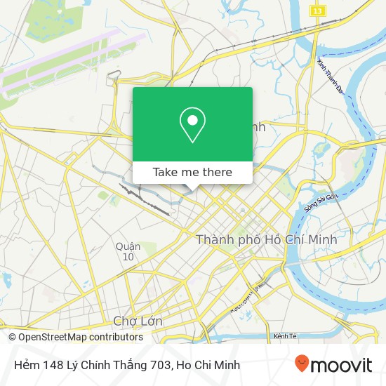 Hẻm 148 Lý Chính Thắng 703 map