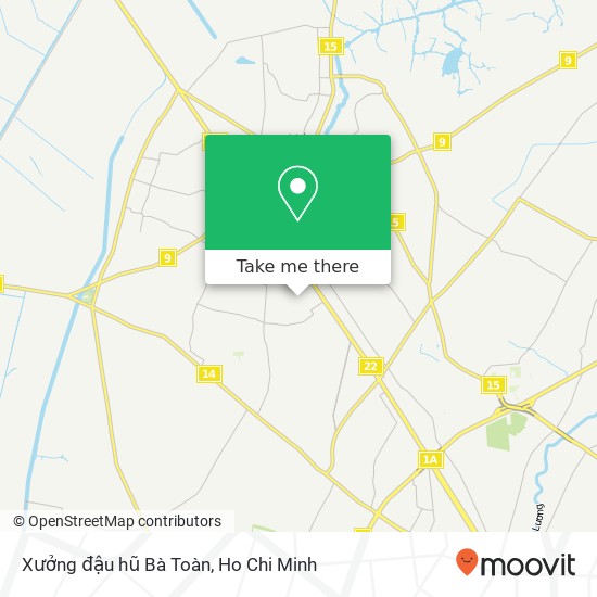 Xưởng đậu hũ Bà Toàn map