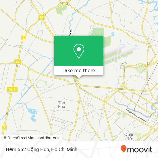 Hẻm 652 Cộng Hoà map