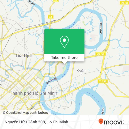 Nguyễn Hữu Cảnh 208 map