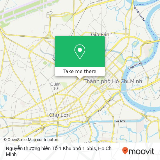 Nguyễn thượng hiền Tổ 1 Khu phố 1 6bis map