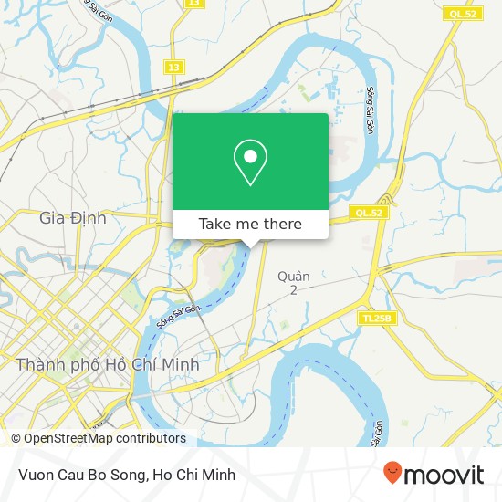 Vuon Cau Bo Song map