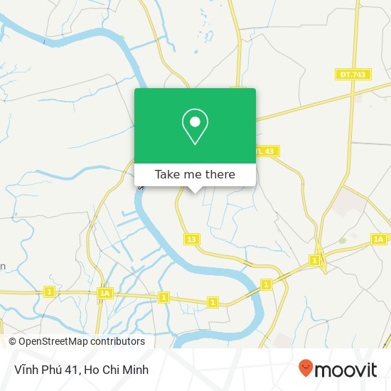 Vĩnh Phú 41 map