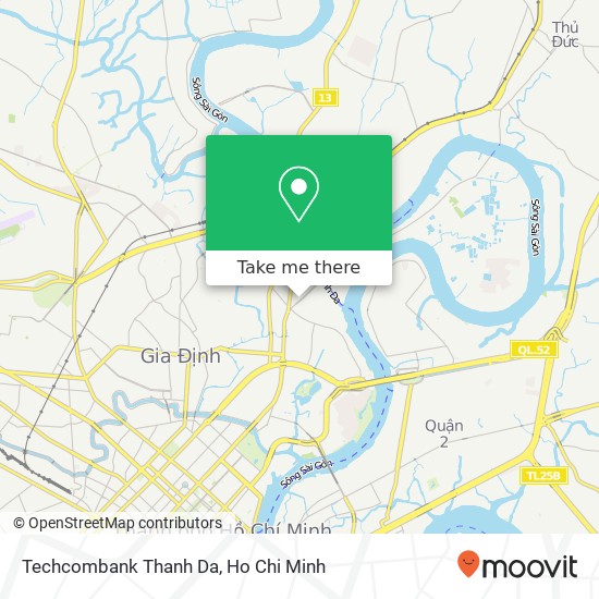 Techcombank Thanh Da map