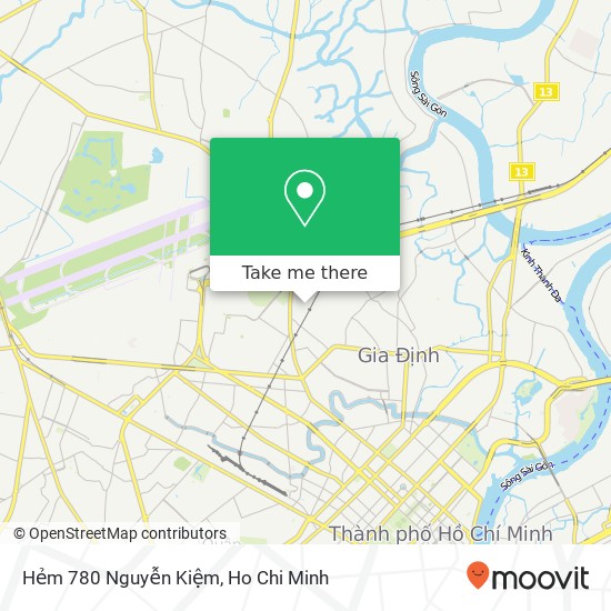 Hẻm 780 Nguyễn Kiệm map