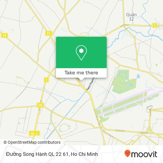 Đường Song Hành QL 22 61 map