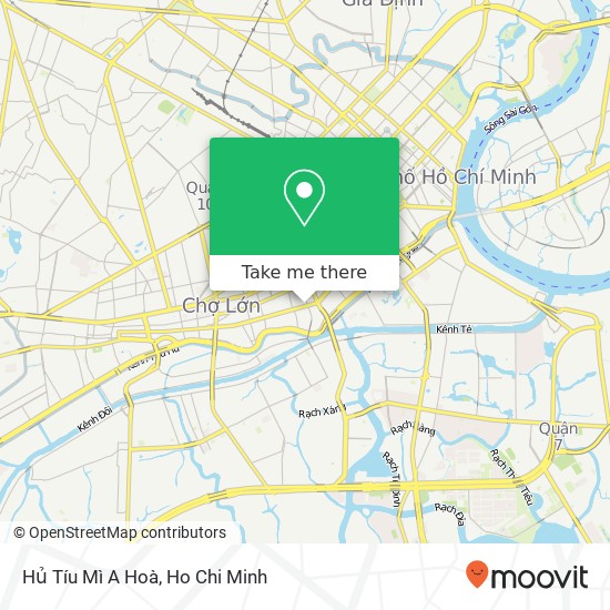 Hủ Tíu Mì A Hoà map