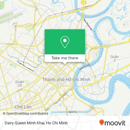 Dairy Queen Minh Khai map
