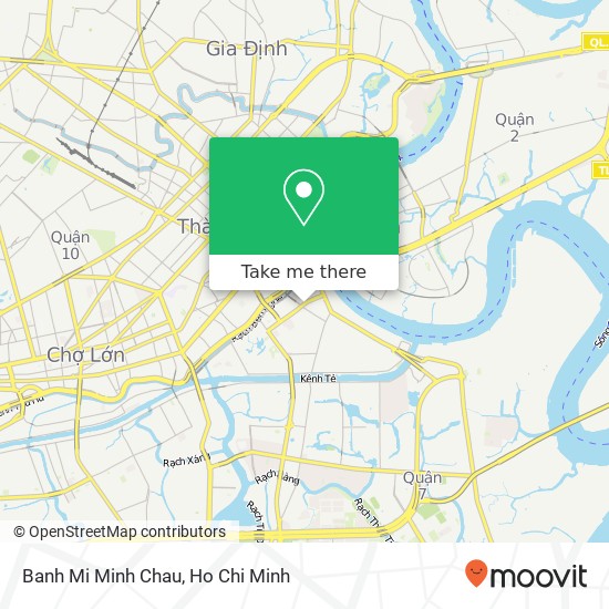 Banh Mi Minh Chau map