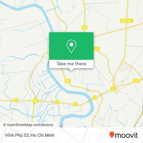 Vĩnh Phú 32 map
