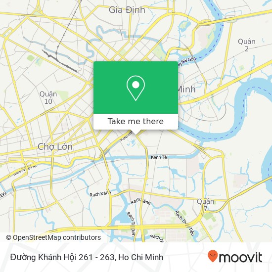 Đường Khánh Hội 261 - 263 map