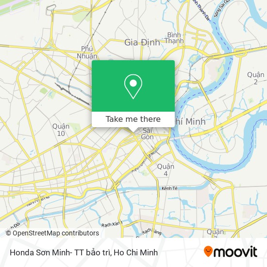 Honda Sơn Minh- TT bảo trì map