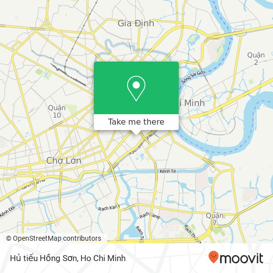Hủ tiếu Hồng Sơn map