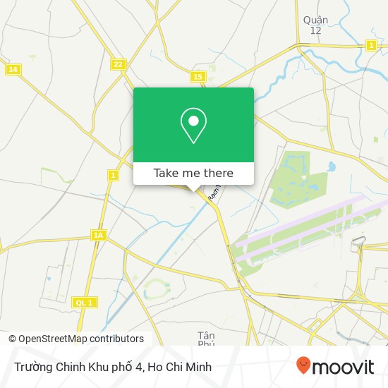 Trường Chinh Khu phố 4 map