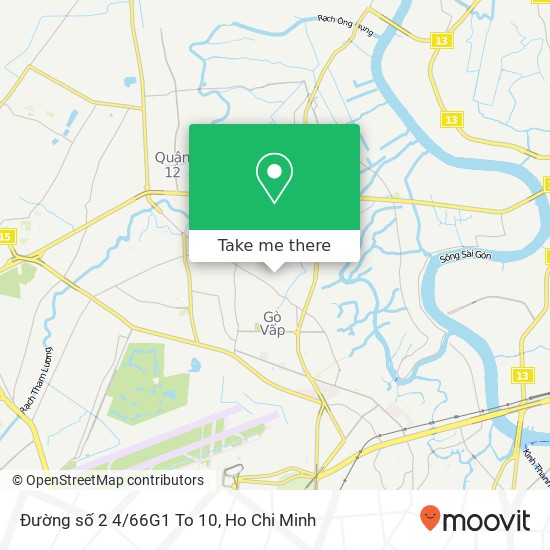 Đường số 2 4/66G1 To 10 map