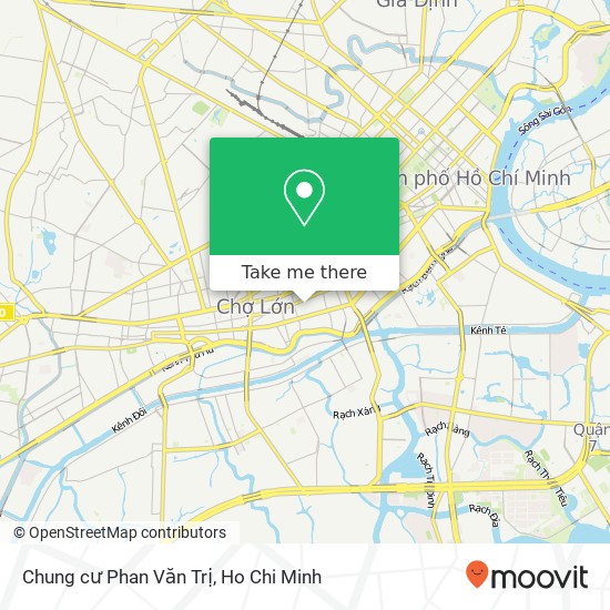 Chung cư Phan Văn Trị map