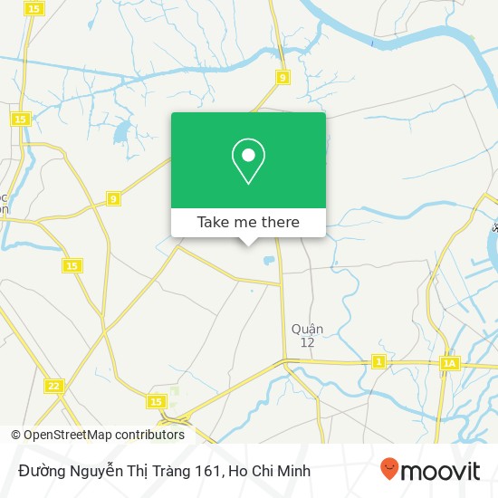 Đường Nguyễn Thị Tràng 161 map