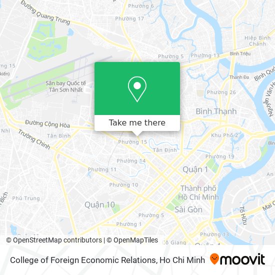 College of Foreign Economic Relations map