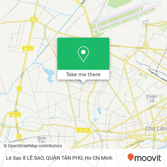 Lê Sao 8 LÊ SAO, QUẬN TÂN PHÚ map