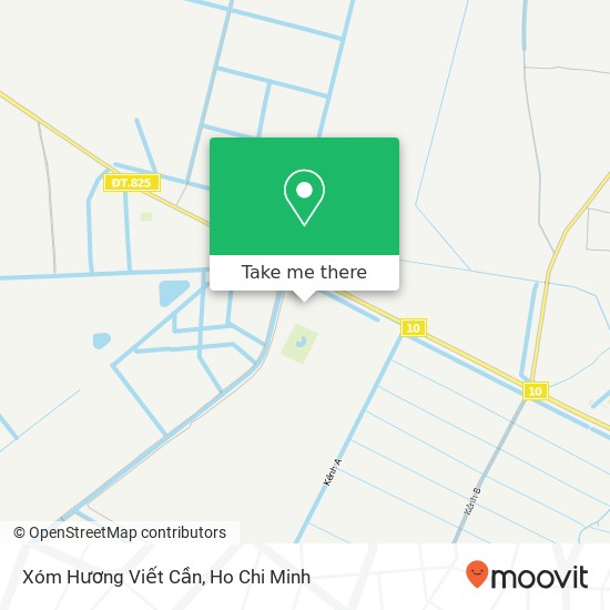 Xóm Hương Viết Cần map