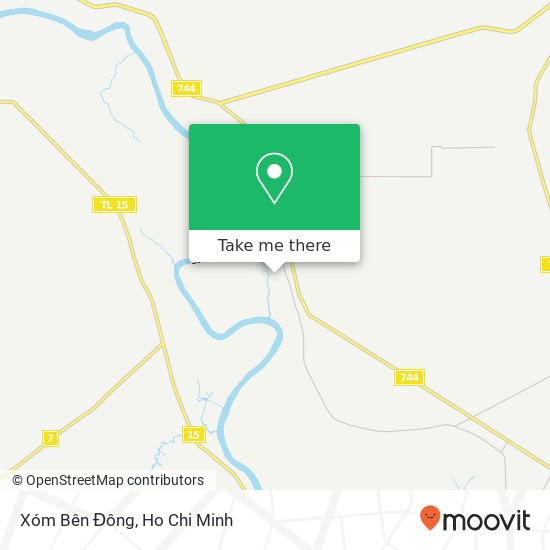 Xóm Bên Đông map