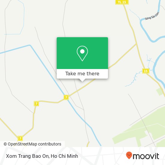 Xom Trang Bao On map