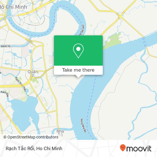 Rạch Tắc Rổi map