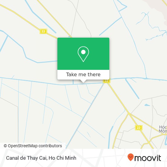 Canal de Thay Cai map