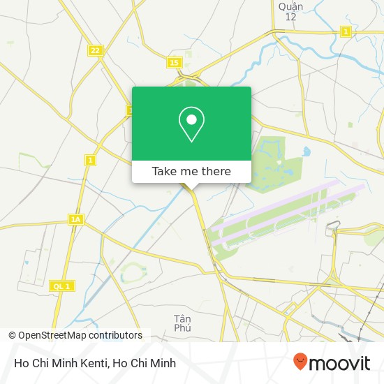 Ho Chi Minh Kenti map