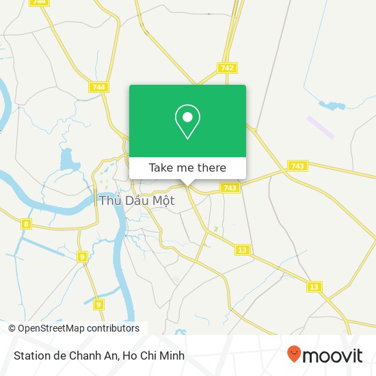 Station de Chanh An map