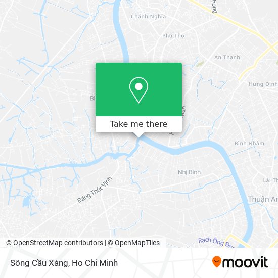 Sông Cầu Xáng map