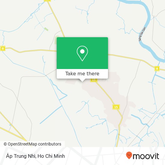 Ấp Trung Nhì map